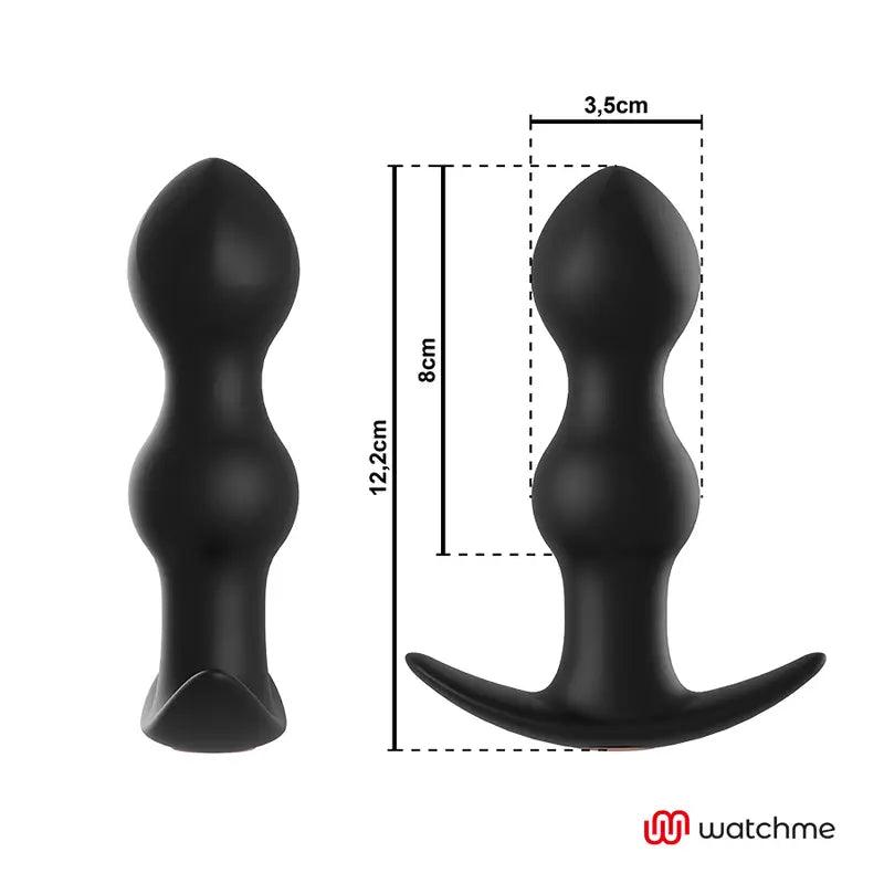 ANBIGUO - WATCHME CONTROL REMOTO PLUG VIBRADOR ANAL TIBERIO - Optelum