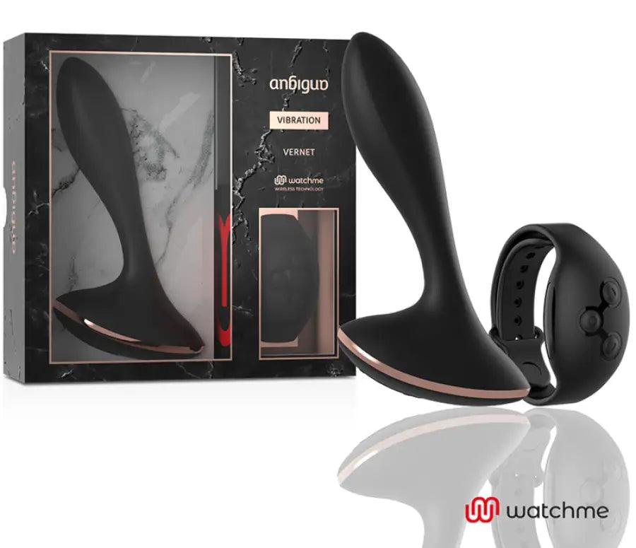 ANBIGUO - WATCHME CONTROL REMOTO VIBRADOR PLUG ANAL VERNET - Optelum