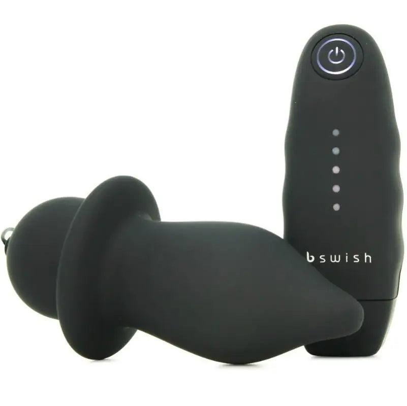 B SWISH - BFILLED CLASSIC VIBRATING PLUG BLACK - Optelum
