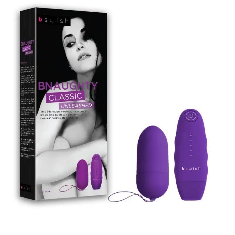B SWISH - BNAUGHTY UNLEASHED CLASSIC LILA CONTROL REMOTO - Optelum