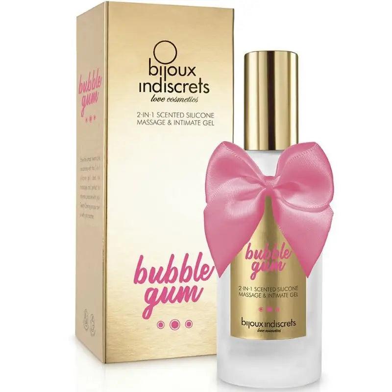 BIJOUX - BUBBLE GUM GEL 2 EN 1 SILICONA CHICLE DE FRESA 100 ML - Optelum