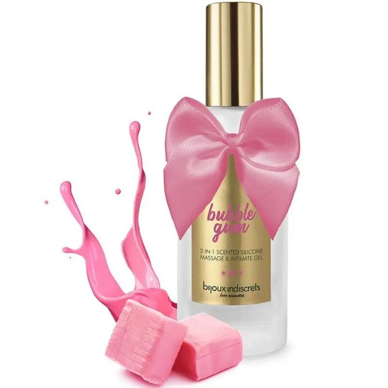BIJOUX - BUBBLE GUM GEL 2 EN 1 SILICONA CHICLE DE FRESA 100 ML - Optelum