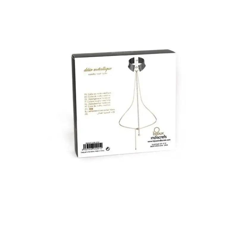 BIJOUX - DÉSIR MÉTALLIQUE COLLAR METLICO NEGRO - Optelum