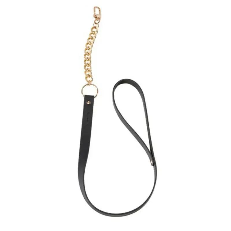 BIJOUX INDISCRETS MAZE - COLLAR CON CORREA NEGRO - Optelum