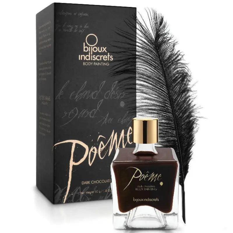 BIJOUX - POEME PINTURA COMESTIBLE CHOCOLATE NEGRO 50 GR - Optelum