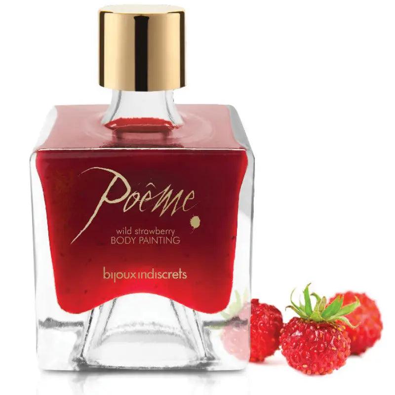 BIJOUX - POEME PINTURA COMESTIBLE FRESA SILVESTRE 50 GR - Optelum