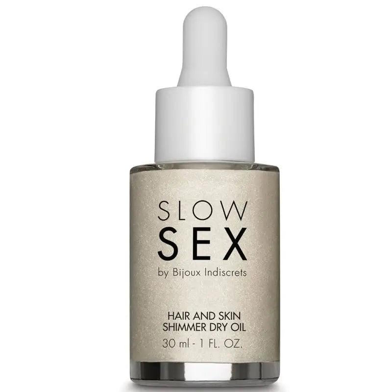 BIJOUX - SLOW SEX ACEITE SECO ILUMINADOR MULTIFUNCION 30 ML - Optelum