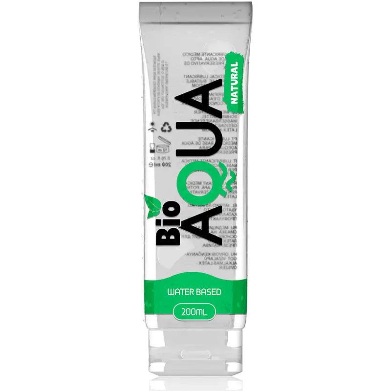 BIOAQUA - LUBRICANTE INGREDIENTES NATURALES BASE AGUA 200 ML - Optelum