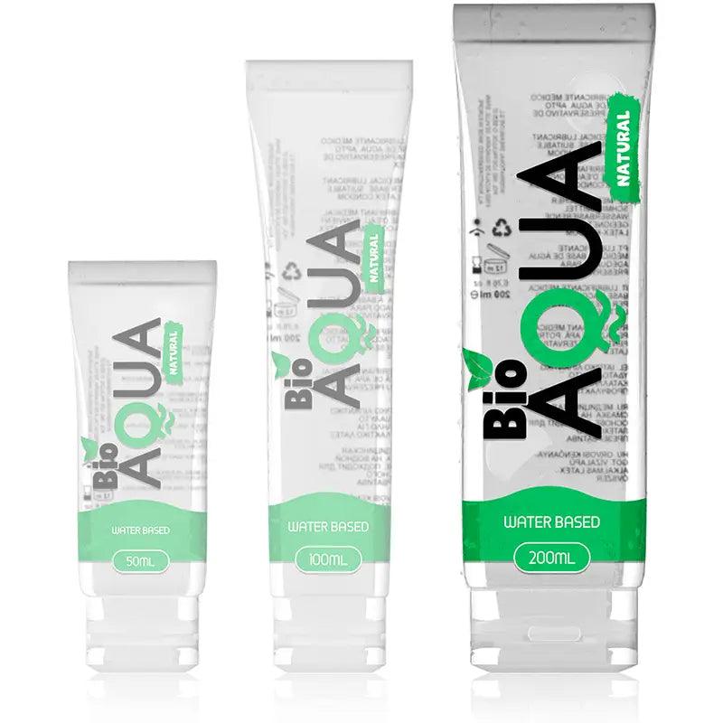 BIOAQUA - LUBRICANTE INGREDIENTES NATURALES BASE AGUA 200 ML - Optelum
