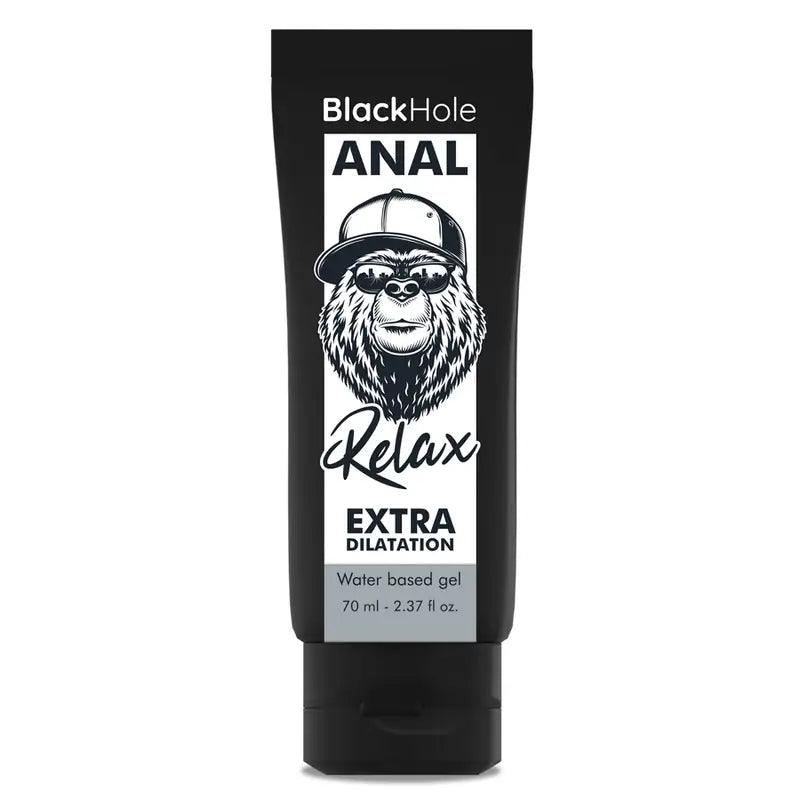 BLACK HOLE - GEL BASE AGUA DILATACION ANAL 70 ML - Optelum