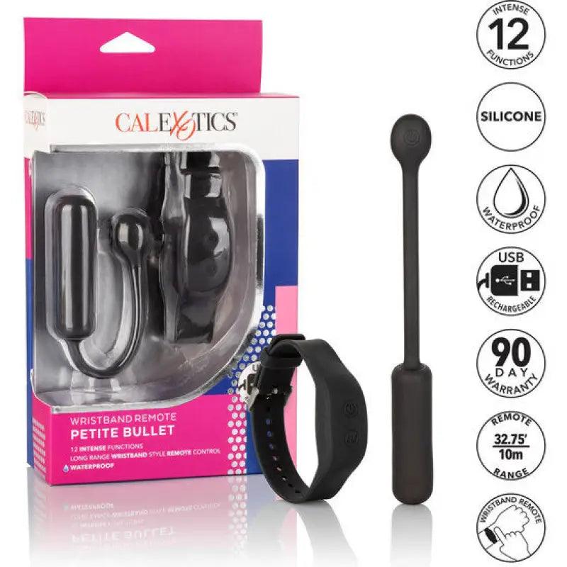 CALEXOTICS - BALA VIBRADORA PEQUEÑA CON PULSERA DE CONTROL - Optelum