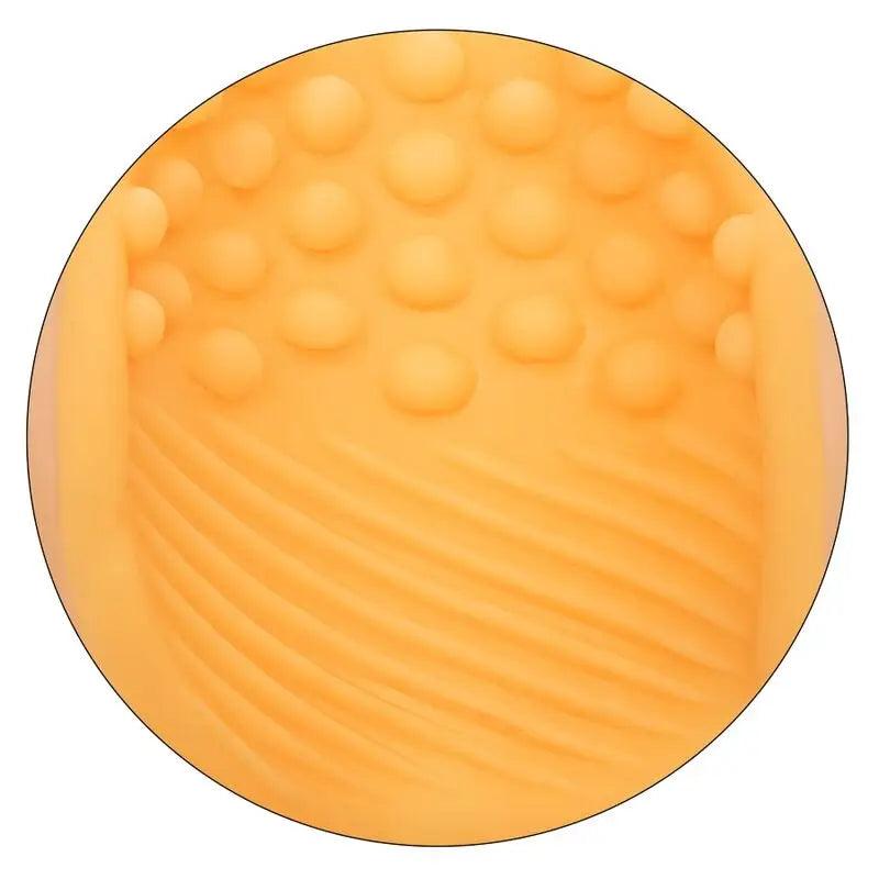 CALEXOTICS - BEADED GRIP MASTURBADOR TEXTURADO NARANJA - Optelum
