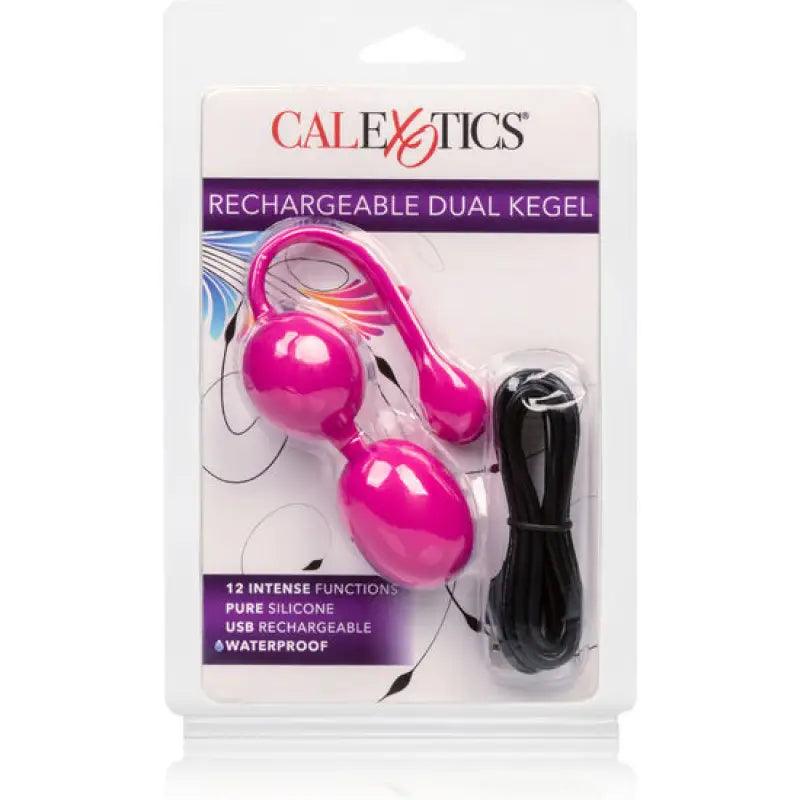 CALEXOTICS - BOLAS DUAL KEGEL RECARGABLES ROSA - Optelum