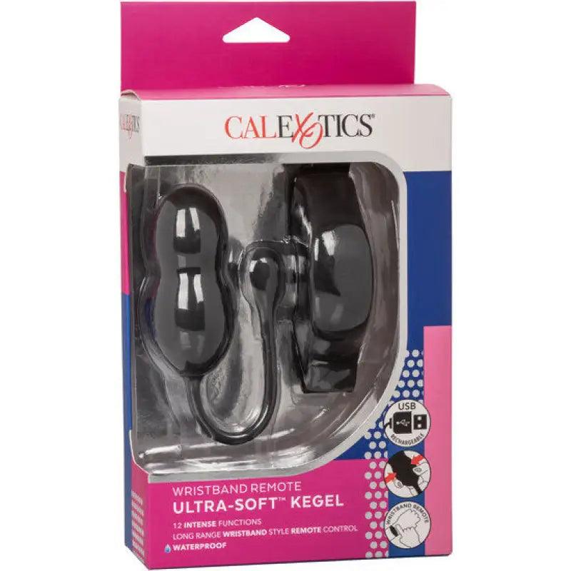 CALEXOTICS - BOLAS KEGEL DE SILICONA CON CONTROL REMOTO NEGRO - Optelum