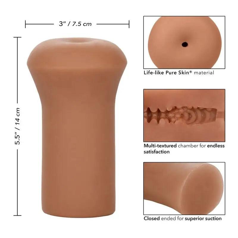 CALEXOTICS - MASTURBADOR BOUNDLESS STROKER COLOR CARAMELO - Optelum