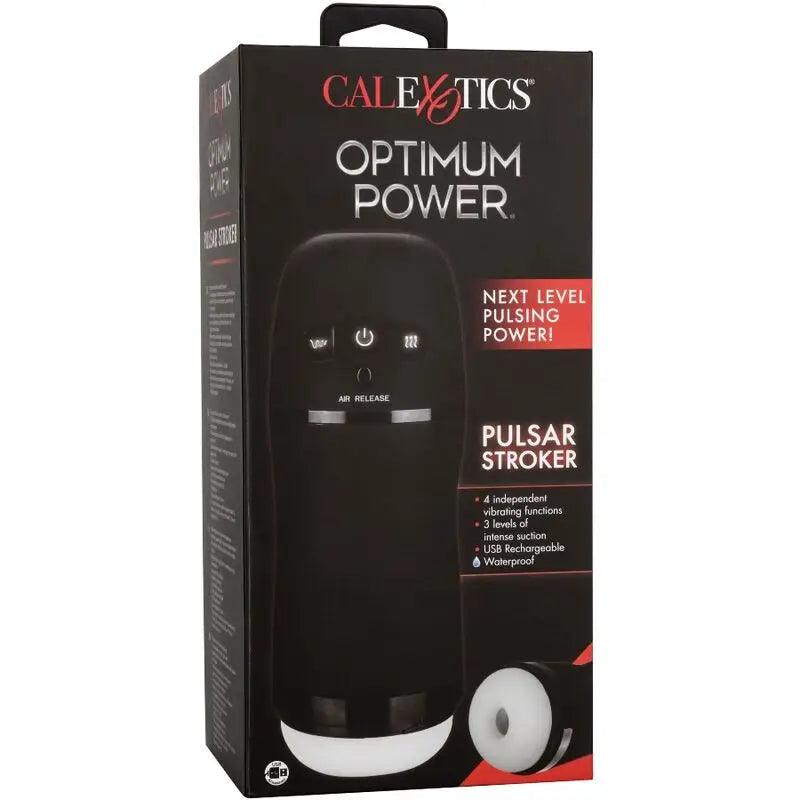 CALEXOTICS - OPTIMUM POWER MASTURBADOR CON VIBRACION Y SUCCION - Optelum