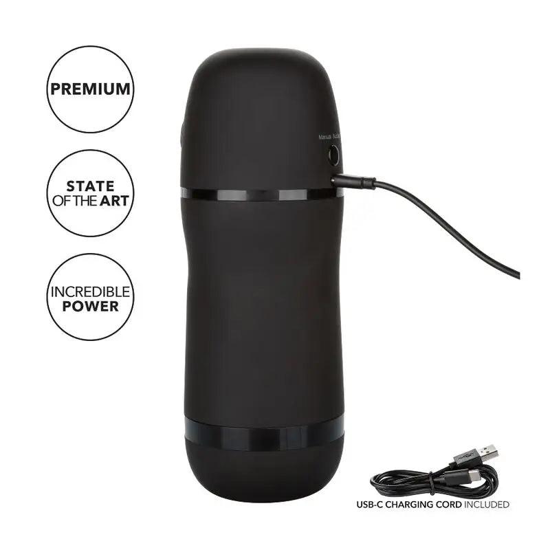 CALEXOTICS - OPTIMUM POWER MASTURBADOR CON VIBRACION Y SUCCION - Optelum