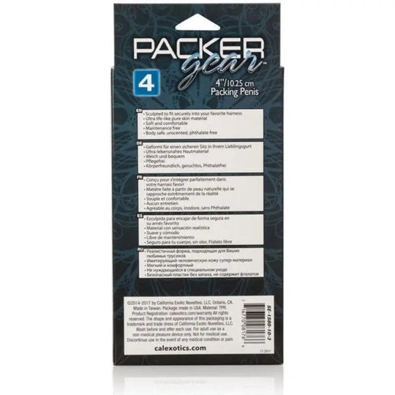 CALEXOTICS - PACKING PENIS PENE REALÍSTICO 12.75 CM MARRÓN - Optelum