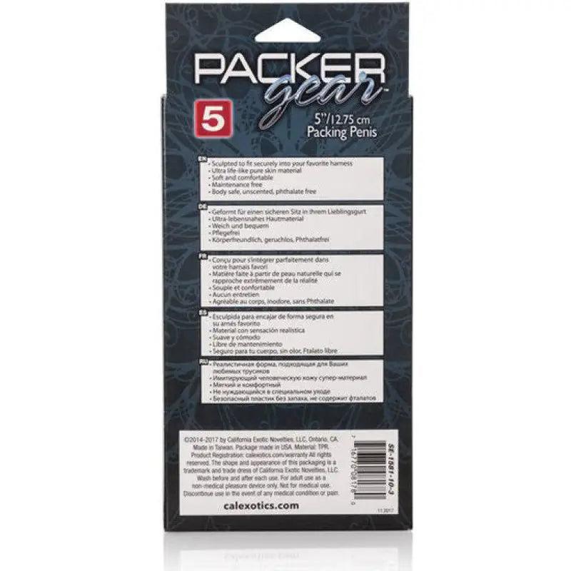 CALEXOTICS - PACKING PENIS PENE REALÍSTICO 14.5 CM MARRÓN - Optelum