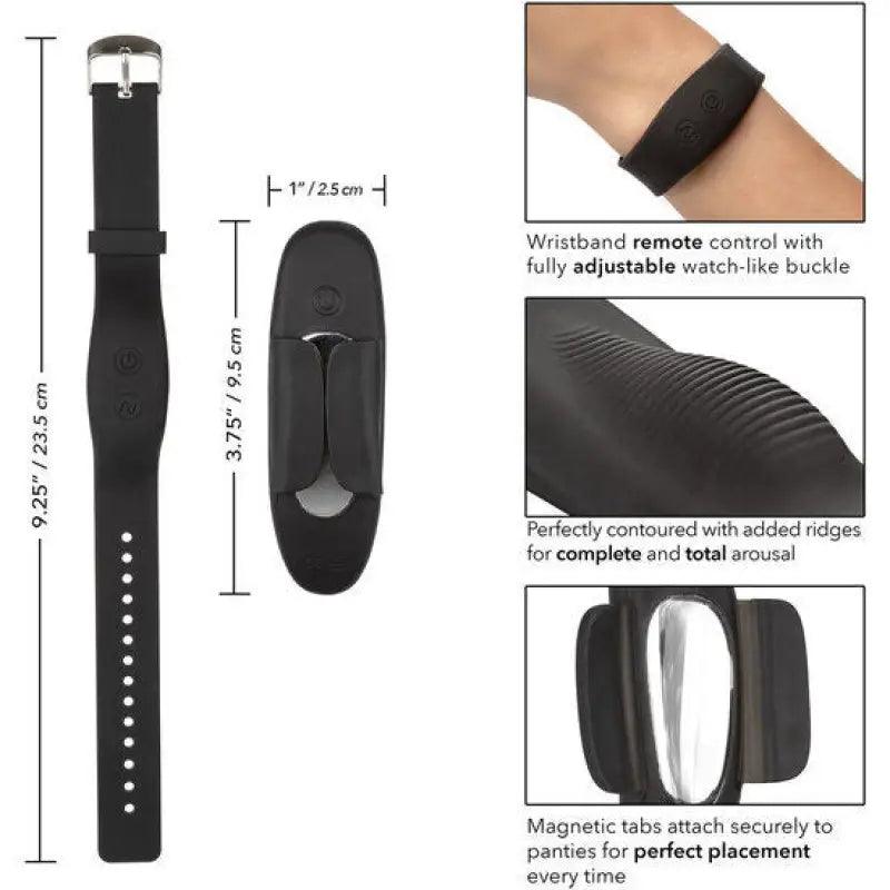 CALEXOTICS - PANTY TEASER BALA CON PULSERA DE CONTROL - Optelum