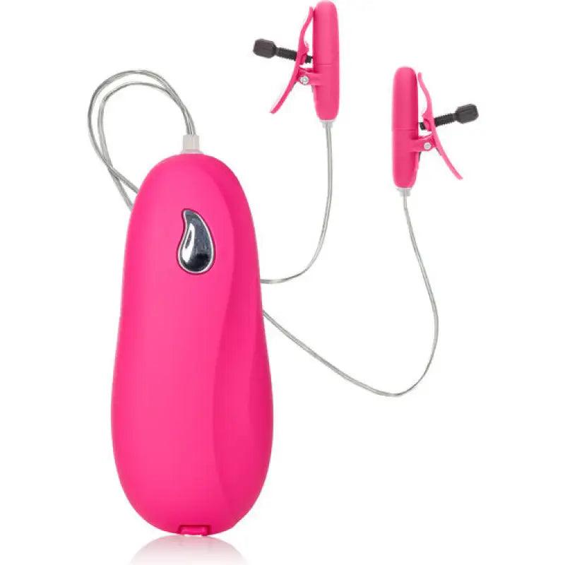 CALEXOTICS - PINZAS CON VIBRACIÓN ROSA - Optelum
