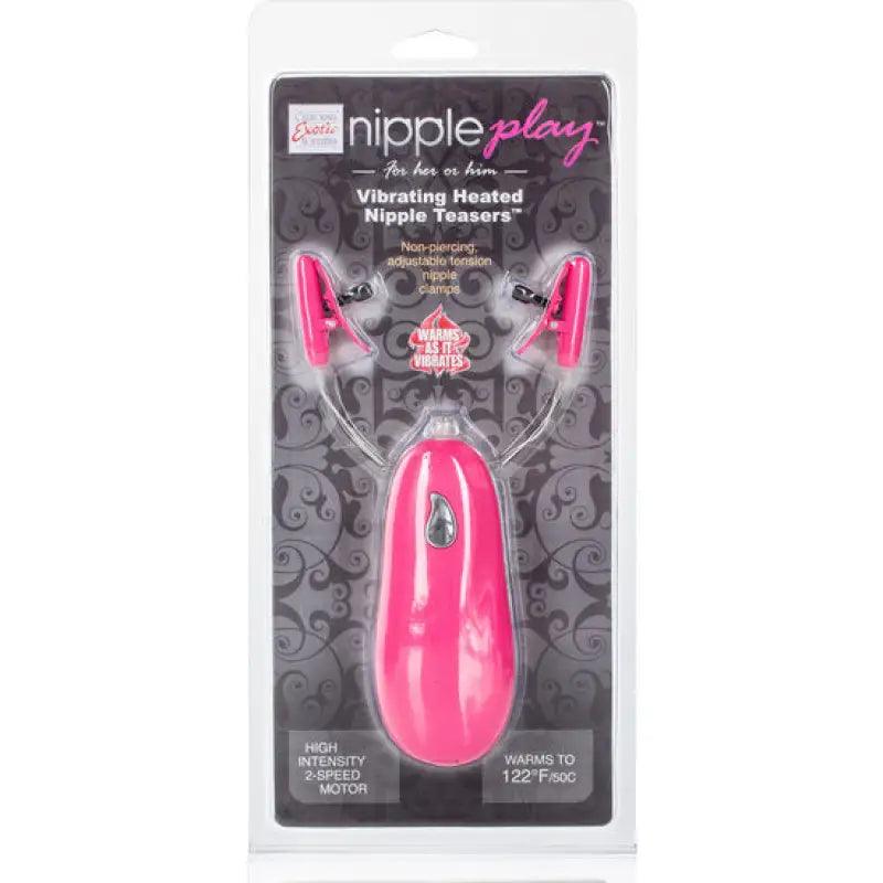 CALEXOTICS - PINZAS CON VIBRACIÓN ROSA - Optelum