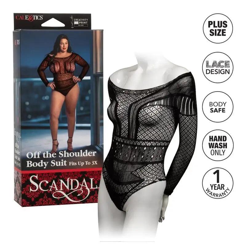CALEXOTICS - SCANDAL TEDDY PLUS SIZE - Optelum