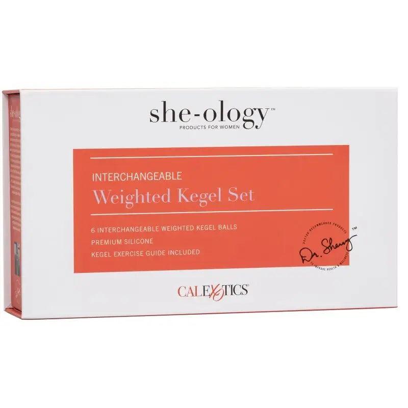 CALEXOTICS - SHE-OLOGY SET BOLAS KEGEL INTERCAMBIABLES - Optelum