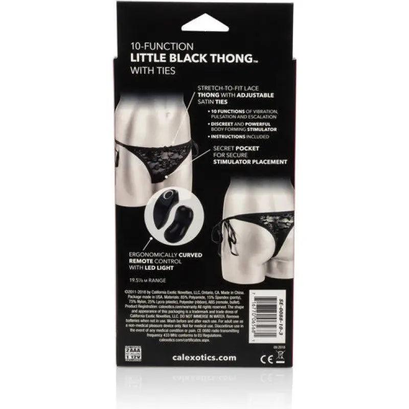 CALEXOTICS - TANGA CON 10 FUNCIONES DE VIBRACIÓN - Optelum