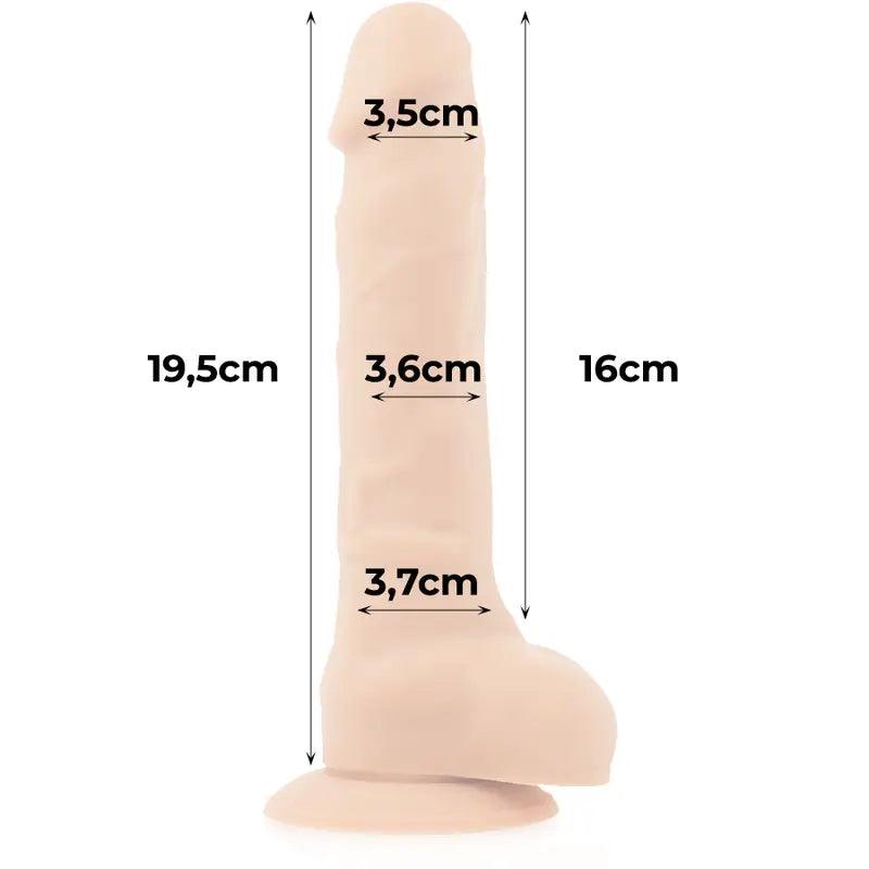 COCK MILLER - ARNES + SILICONA DENSITY ARTICULABLE COCKSIL 19,5 CM - Optelum