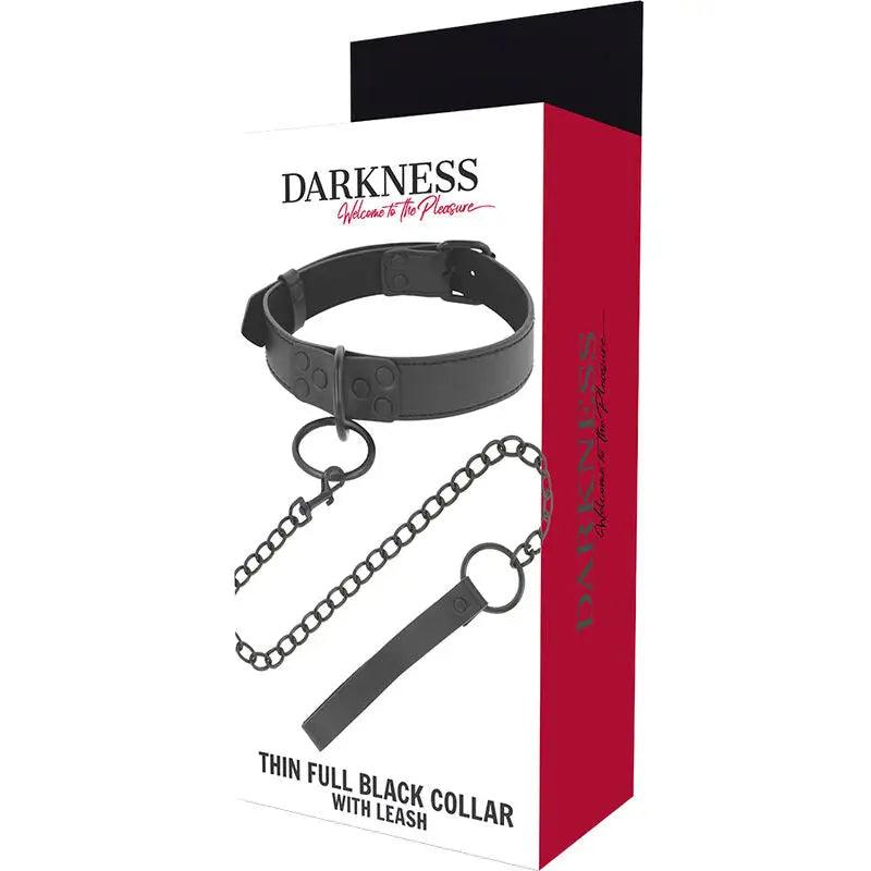 DARKNESS - COLLAR CON CADENA NEGRO - Optelum