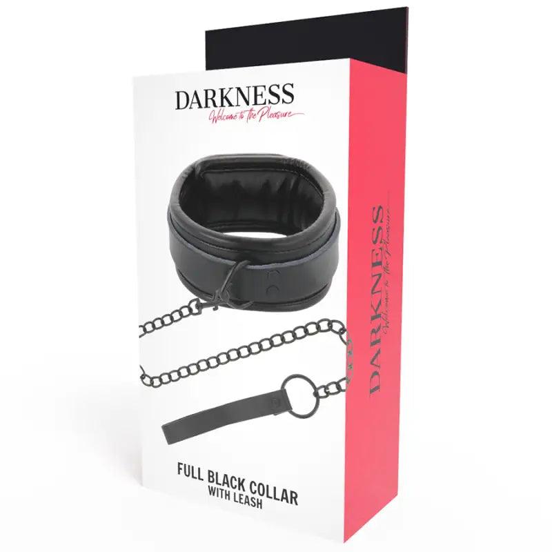 DARKNESS - COLLAR CON CADENA NEGRO - Optelum