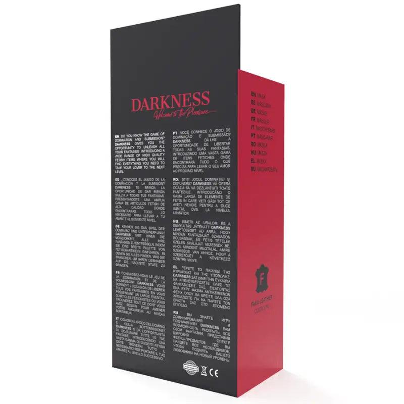 DARKNESS - MÁSCARA ANTIFAZ NEGRO - Optelum