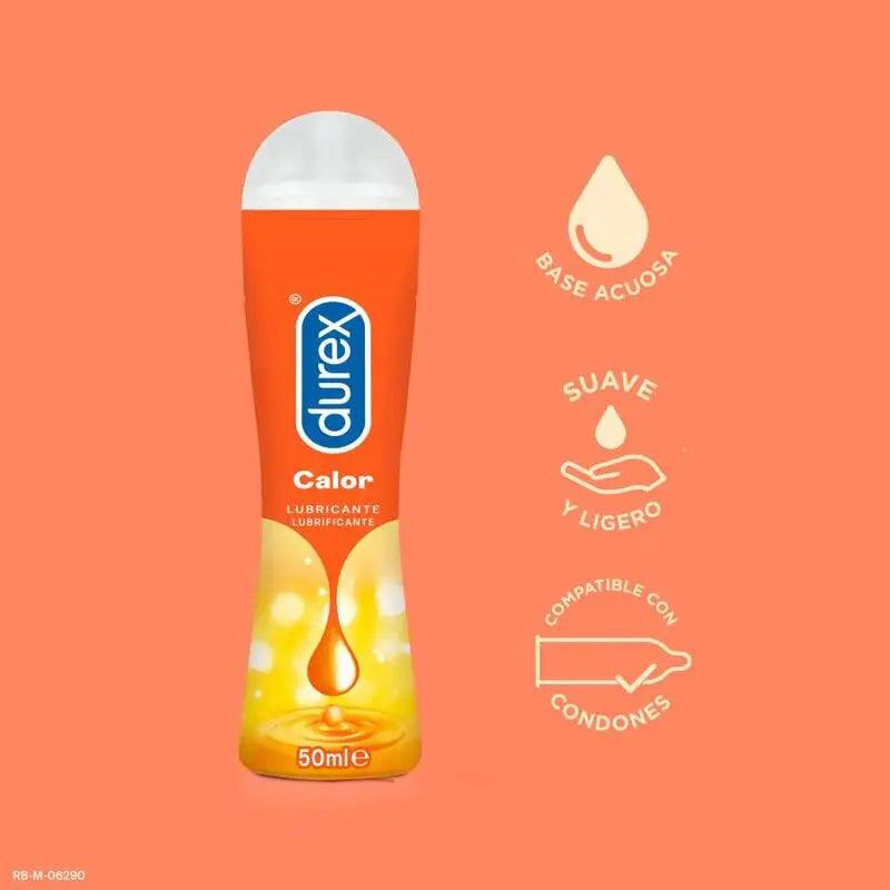 DUREX - LUBRICANTE DUREX PLAY EFECTO CALOR 50 ML - Optelum