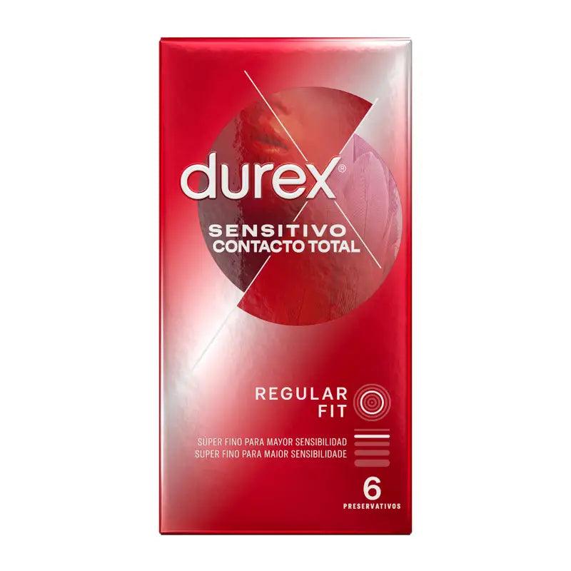 DUREX - SENSITIVO CONTACTO TOTAL 6 UNIDADES - Optelum