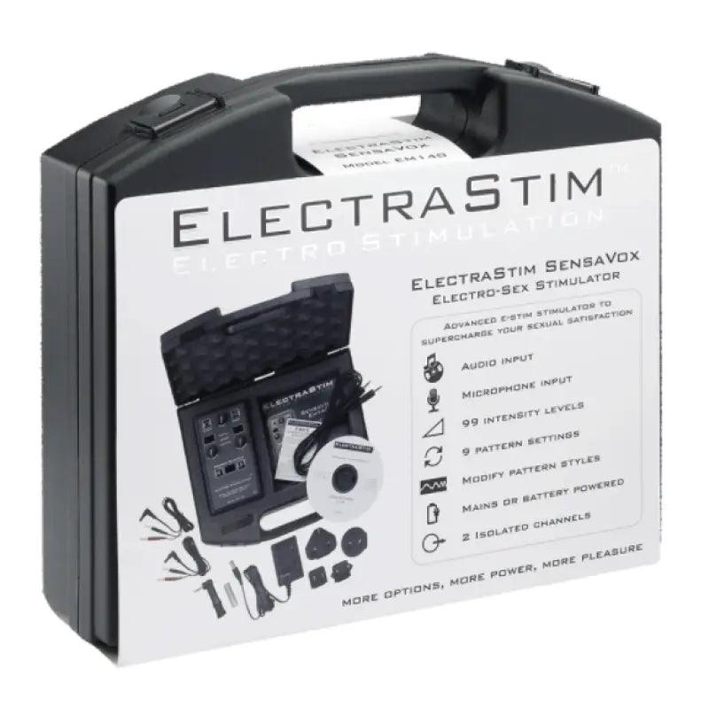 ELECTRASTIM - SENSAVOX E-STIM ELECTRO ESTIMULADOR - Optelum