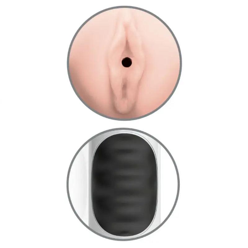 EXTREME TOYZ - PIPEDREAM MEGA GRIP VAGINA MASTURBADOR VIBRADOR - Optelum