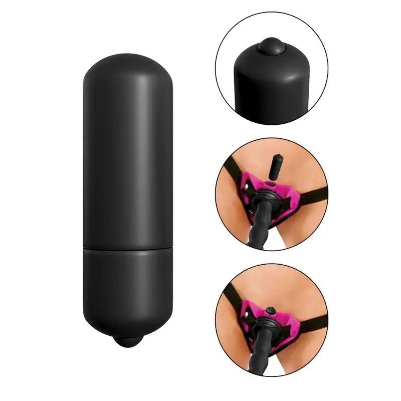 FETISH FANTASY SERIES - SET DE ARNES VIBRADOR LILA - Optelum