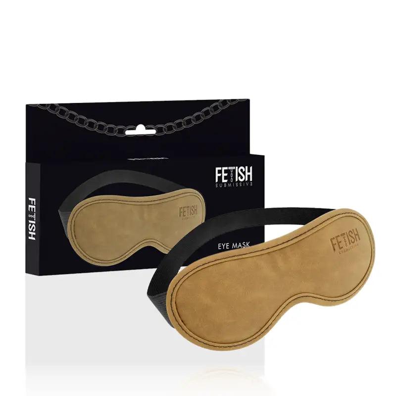 FETISH SUBMISSIVE ORIGEN - ANTIFAZ CUERO VEGANO CON FORRO DE NEOPRENO - Optelum