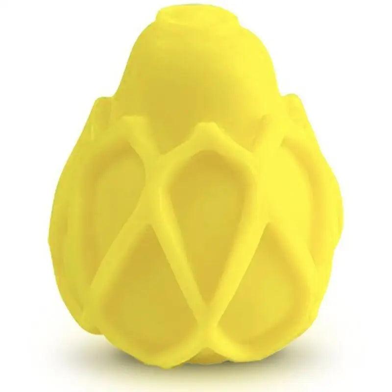 G-VIBE - HUEVO MASTURBADOR TEXTURADO REUTILIZABLE AMARILLO - Optelum