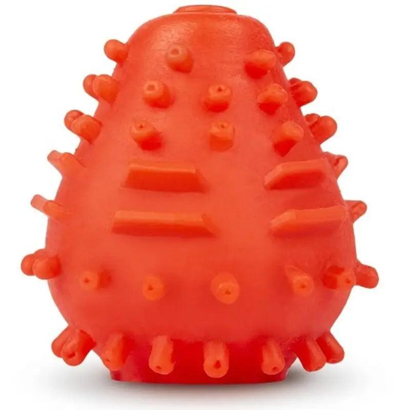 G-VIBE - HUEVO MASTURBADOR TEXTURADO REUTILIZABLE ROJO - Optelum