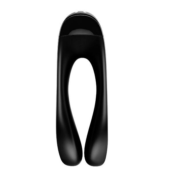 SATISFYER - CANDY CANE VIBRADOR DEDO NARANJA - Optelum