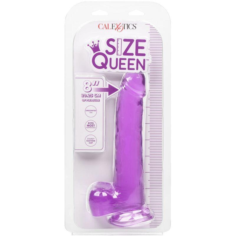 CALEXOTICS - SIZE QUEEN DILDO LILA 20.3 CM - Optelum