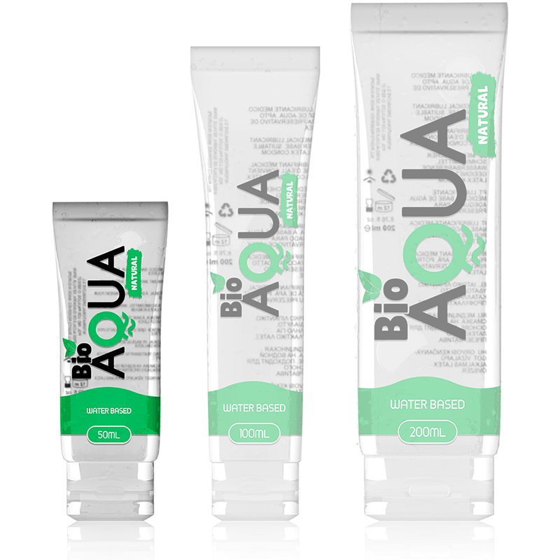 BIOAQUA - LUBRICANTE INGREDIENTES NATURALES BASE AGUA 50 ML - Optelum