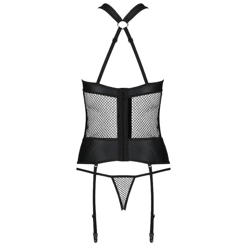 PASSION - AMANDA CORSET CUERO ECOLOGICO S/M - Optelum
