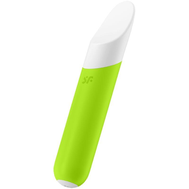 SATISFYER - ULTRA POWER BULLET 7 BALA VIBRADORA VERDE - Optelum
