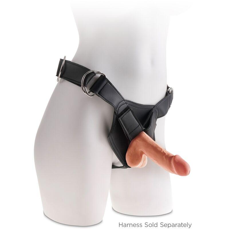 KING COCK - PLUS 3D DILDO CON TESTICULOS 17 CM - Optelum