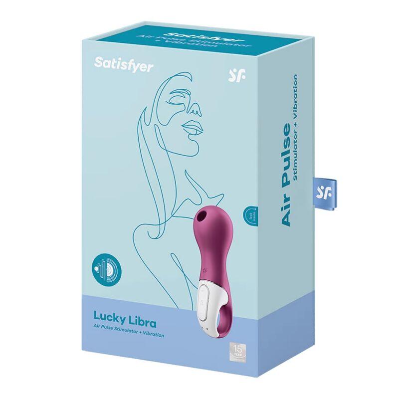 SATISFYER - LUCKY LIBRA SUCCIONADOR Y VIBRADOR - Optelum