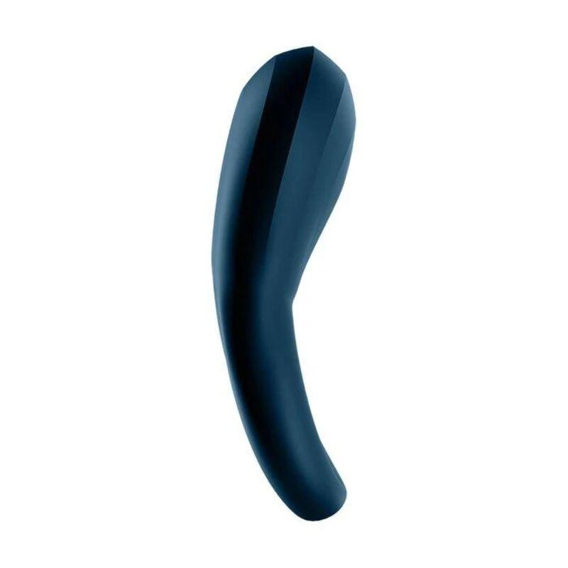 SATISFYER - EPIC DUO ANILLO VIBRADOR APP AZUL - Optelum