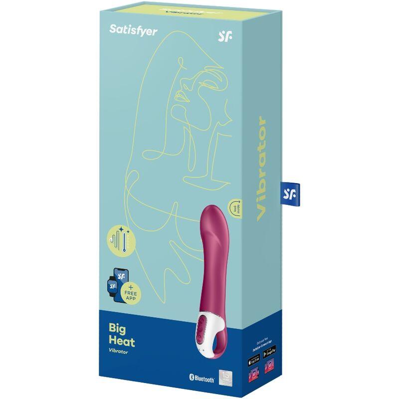 SATISFYER - BIG HEAT VIBRADOR PUNTO G - Optelum